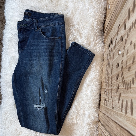1822 Denim Denim - 1822 Denim Dark Blue Skinny Jeans